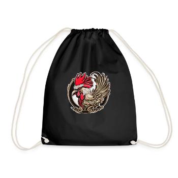 Coq de la chance - Sac de sport léger - noir - Devant