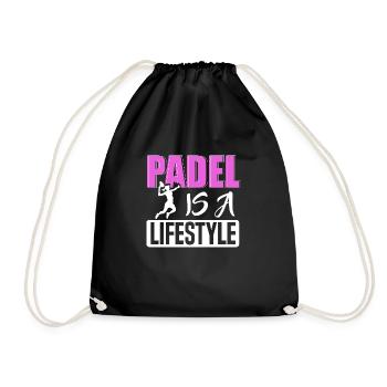 Padel Tennis Paddle Padel Ball Pagayer Padel Tennis - Sac de sport léger - noir - Devant
