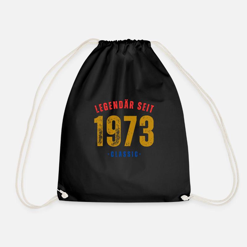 LEGENDE SEIT1973 - Turnbeutel - Schwarz
