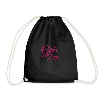 Journée des filles - Sac de sport léger - noir - Devant