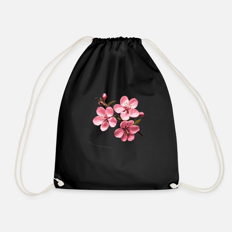 Fleur de cerisier - Sac de sport léger - noir