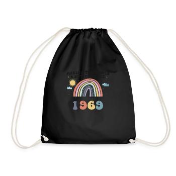 Rendre le monde meilleur depuis 1969, mignon - Sac de sport léger - noir - Devant