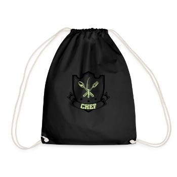 Chef Chef - Drawstring Bag - black - Front