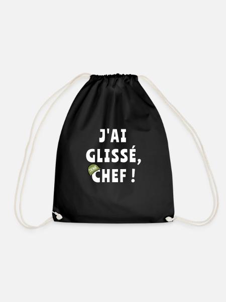 J’ai glissé chef - Sac de sport léger - noir