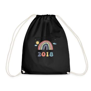 Making The a World Better Place Since 2018, 5th - Drawstring Bag - black - Front