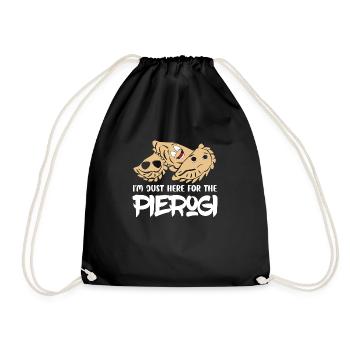 Je suis juste ici pour le Pierogi Polska Food Polish K - Sac de sport léger - noir - Devant