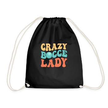 Joueur d’équipe Crazy Bocce Lady Petangue - Sac de sport léger - noir - Devant
