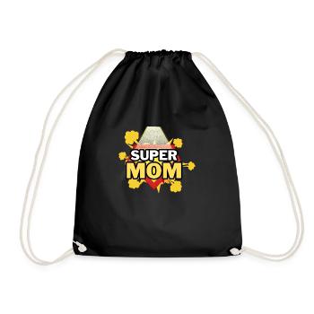 Die beste Mutter aller Zeiten - Turnbeutel - Schwarz - Vorne
