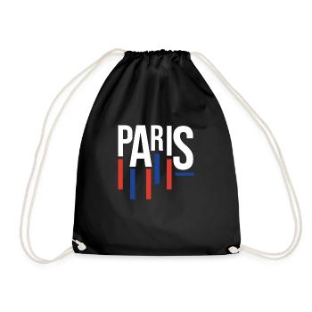 Classic Paris Souvenir - Drawstring Bag - black - Front