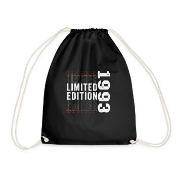 Limited Edition 1993 - Awesome 30th Birthday - Drawstring Bag - black - Front