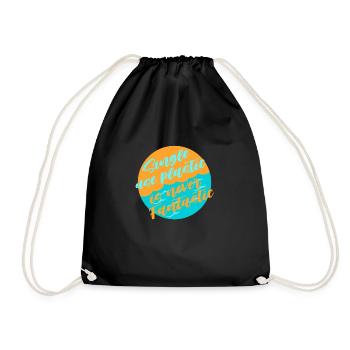 Évitez le plastique - Sac de sport léger - noir - Devant