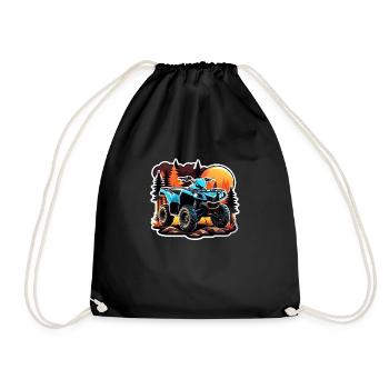 quad et tout terrain - Sac de sport léger - noir - Devant