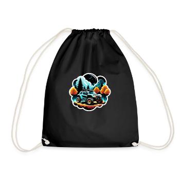 Quad & Off-Road - Drawstring Bag - black - Front
