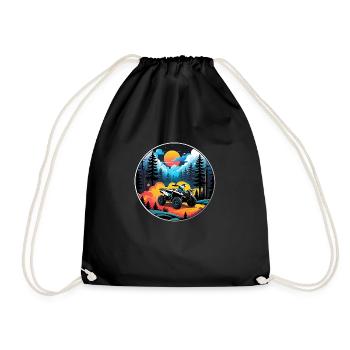 quad et tout terrain - Sac de sport léger - noir - Devant