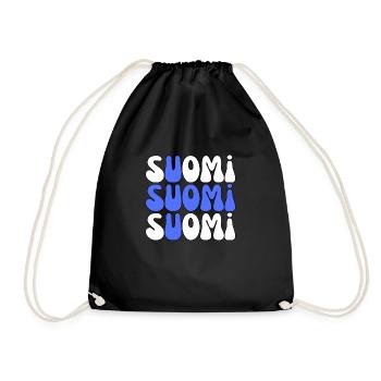 Finlande Finlande Finlande Groovy Vibe - Sac de sport léger - noir - Devant