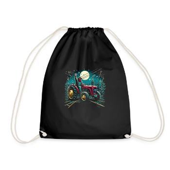 Agriculteur en colère - Sac de sport léger - noir - Devant