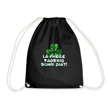 Lá Fhéile Pádraig Sona Duit ! Fête de la Saint-Patrick - Sac de sport léger - noir - Devant