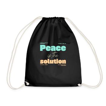 Mental Health - Drawstring Bag - black - Front