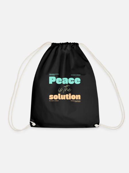 Mental Health - Drawstring Bag - black