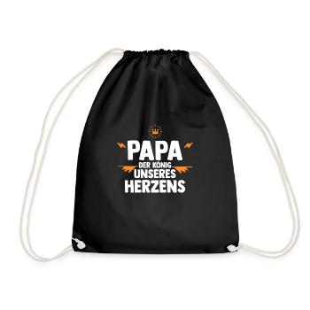 Papa Fête des pères Papa - Sac de sport léger - noir - Devant