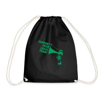 Soutenez votre équipe locale Grönsvart - Sac de sport léger - noir - Devant