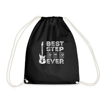 Meilleur beau-père de guitare de tous les temps - Sac de sport léger - noir - Devant