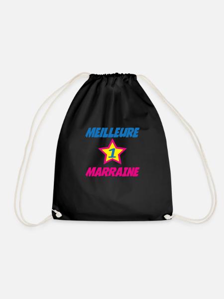 BEST STORY - Drawstring Bag - black