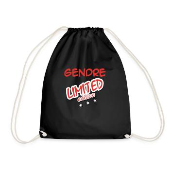 GENDRE LIMITED EDITION - Drawstring Bag - black - Front