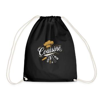 Couisine - Sac de sport léger - noir - Devant