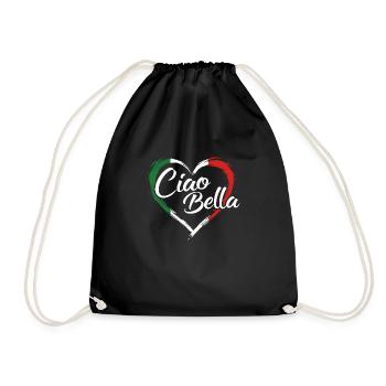 ITALIEN - Sac de sport léger - noir - Devant