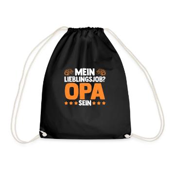 Grandfather Great-grandpa Great-grandfather Grandpa - Drawstring Bag - black - Front