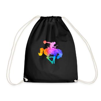 Cavalier western Rodeo Yippie - Sac de sport léger - noir - Devant