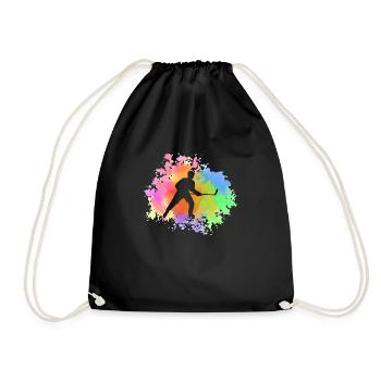 Hockey Players Hockey - Drawstring Bag - black - Front