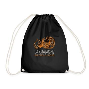 Limousin La chataigne du Limousin - Sac de sport léger - noir - Devant