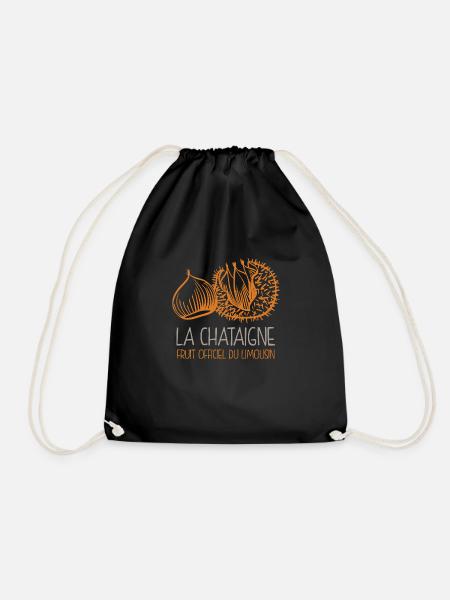 Limousin La chataigne du Limousin - Sac de sport léger - noir