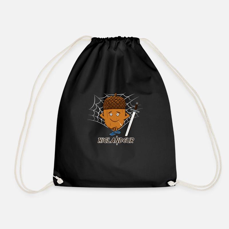 Highlander - Drawstring Bag - black