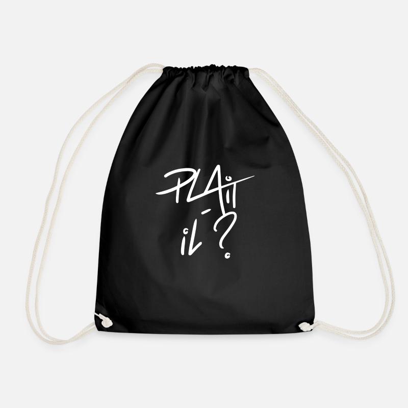 Plaît-il ? - Sac de sport léger - noir