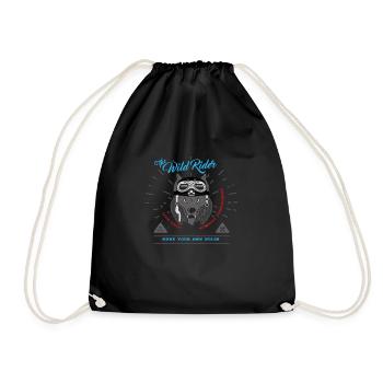 Rider sauvage - Sac de sport léger - noir - Devant