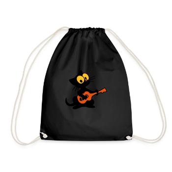 Georgie makes music - Drawstring Bag - black - Front