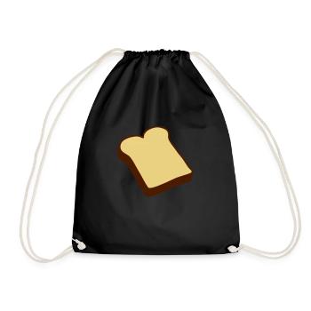Toast - Turnbeutel - Schwarz - Vorne