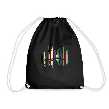 CHAINSTORY X Brompton Colours Code - Drawstring Bag - black - Front