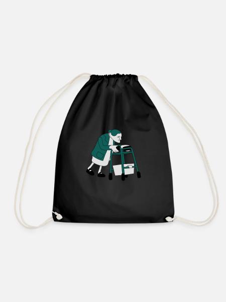 Granny - Turnbeutel - Schwarz