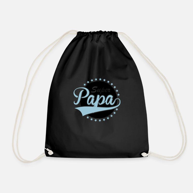 Super Papa - Turnbeutel - Schwarz