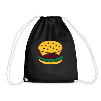 Burger - Sac de sport léger - noir - Devant