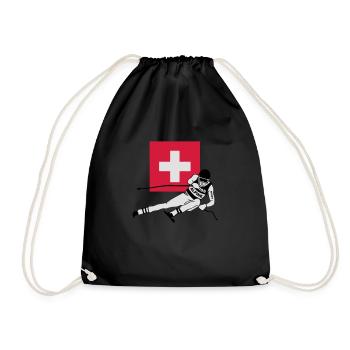 ski - alpine - apres - Schweiz - Sac de sport léger - noir - Devant
