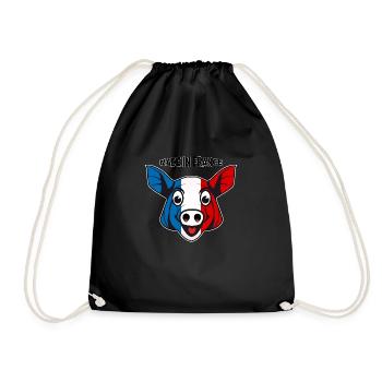charcutier cochonnailles 03 - Sac de sport léger - noir - Devant