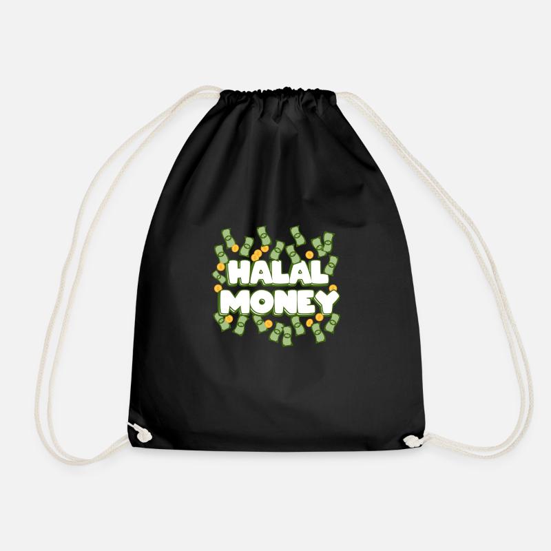 HALAL MONEY - Turnbeutel - Schwarz