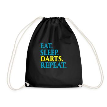 Fléchettes - Sac de sport léger - noir - Devant