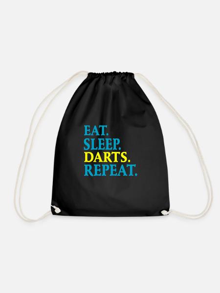 Darts Dart - Drawstring Bag - black