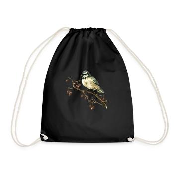 Oiseau coloré - Sac de sport léger - noir - Devant